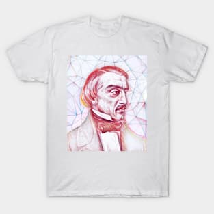 Vissarion Belinsky Portrait | Vissarion Belinsky Artwork | Line Art T-Shirt